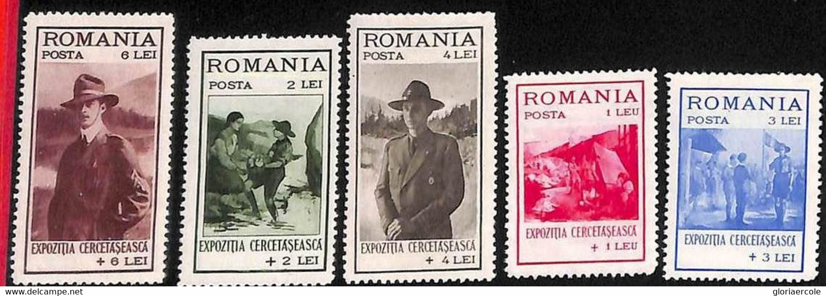 94962d - ROMANIA - STAMP - Yvert #  422/26   - MInt Never Hinged MNH  Boy Scouts - Other & Unclassified