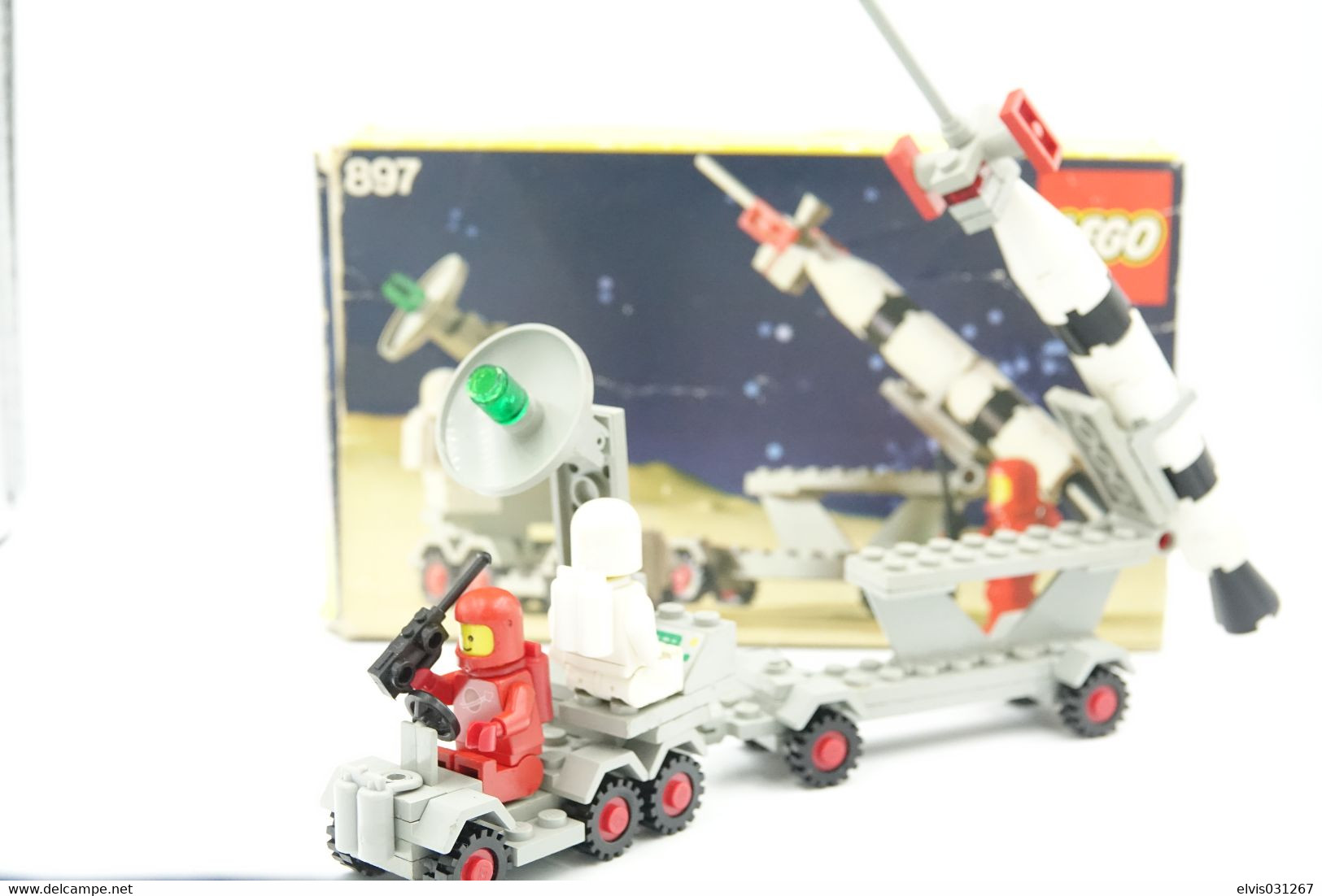 LEGO - 897 Mobile Rocket Launcher Space With Box And Instruction Manual - Original Lego 1979 - Vintage - Catálogos