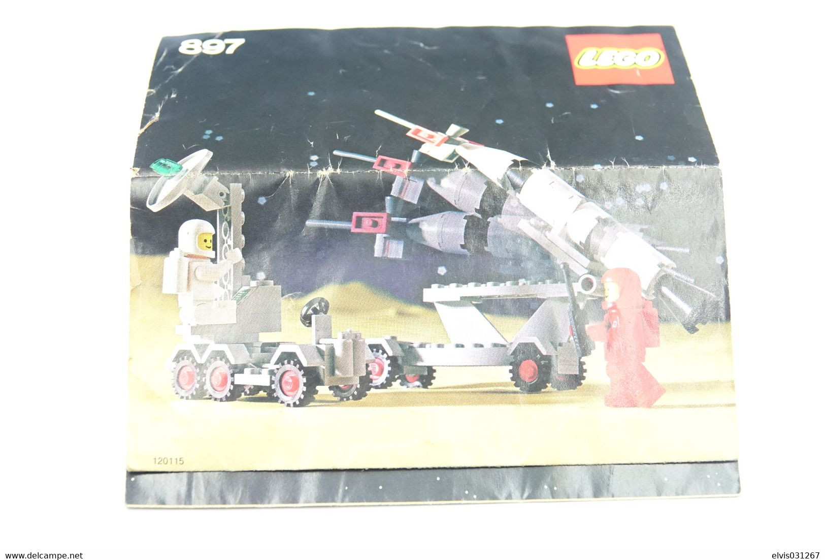 LEGO - 897 Mobile Rocket Launcher space with box and instruction manual - Original Lego 1979 - Vintage