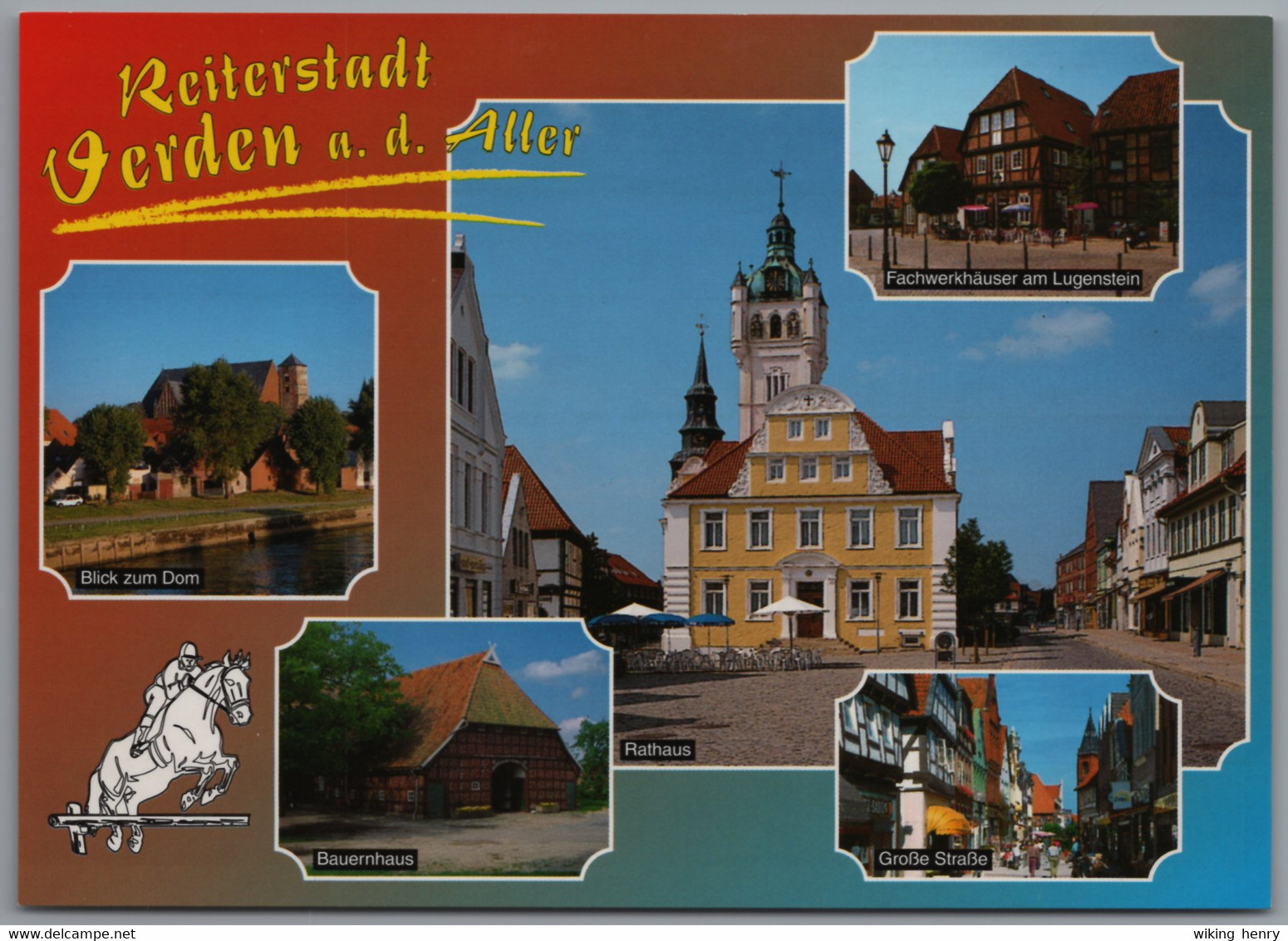 Verden An Der Aller - Mehrbildkarte 1   Reiterstadt - Verden