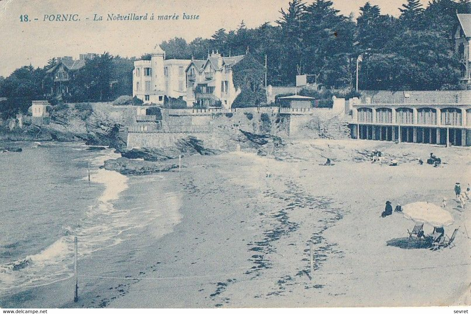 PORNIC. - La Noëveillard à Marée Basse. Carte RARE - Pornic