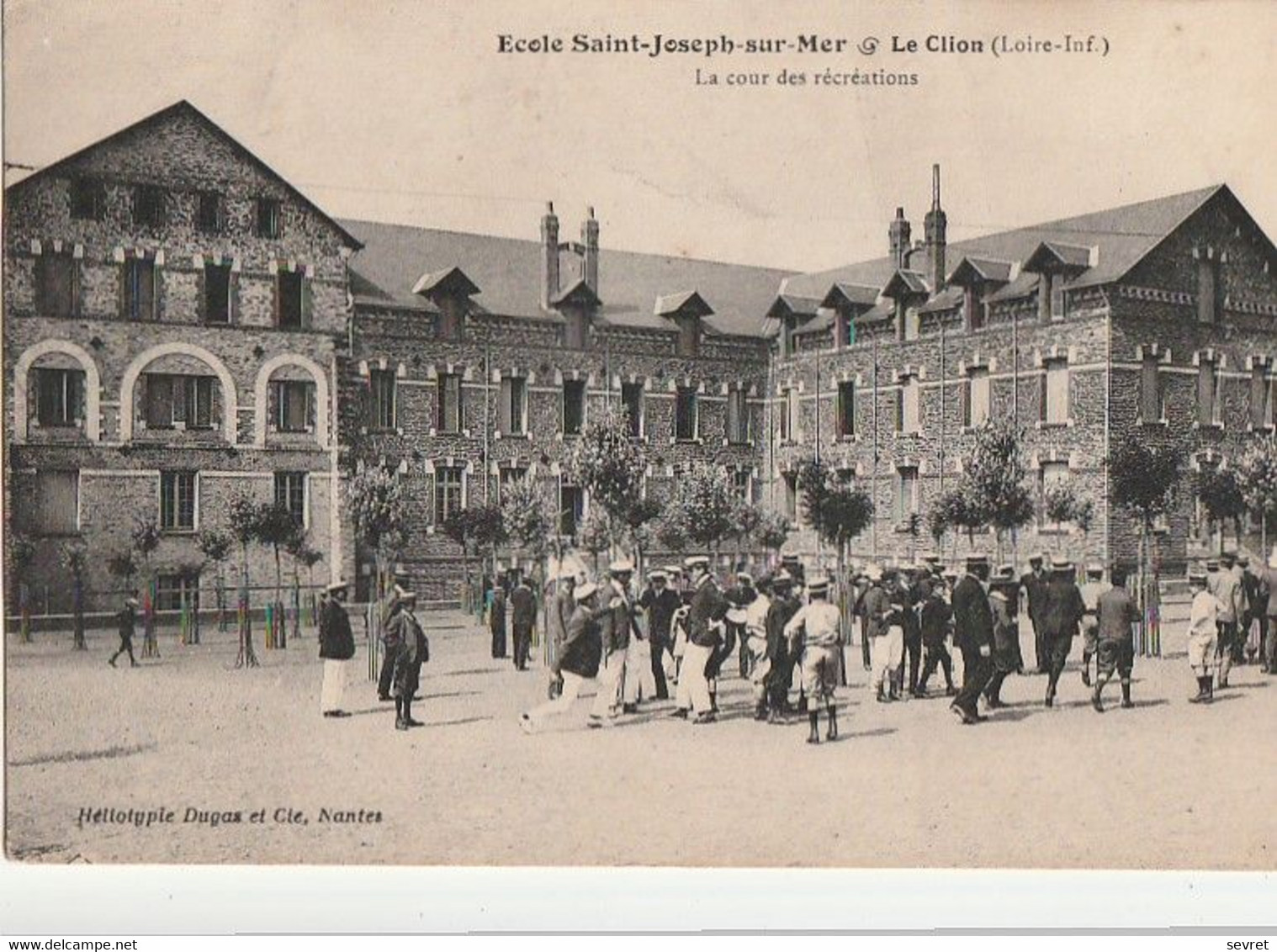 PORNIC- LE CLION. - Ecole Saint-Joseph-sur-Mer. La Cour Des Récréations - Pornic