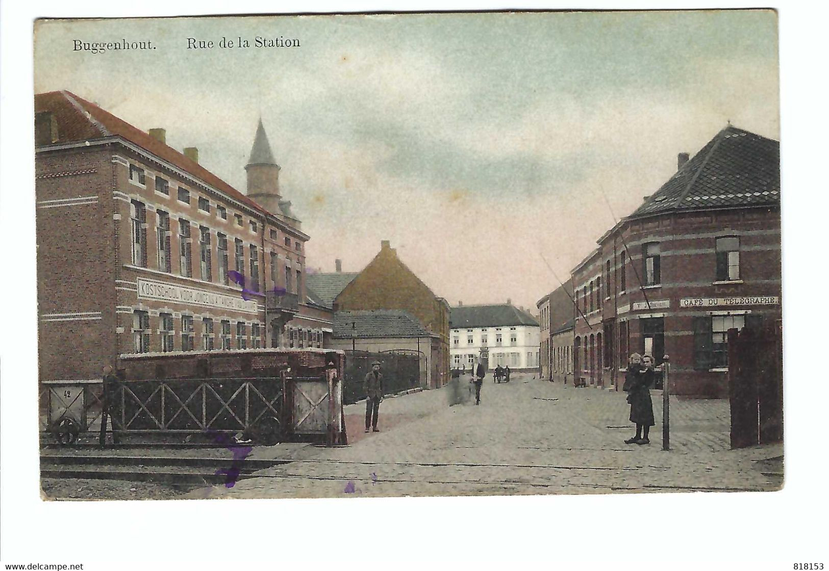 Buggenhout   Rue De La Station  1909 - Buggenhout