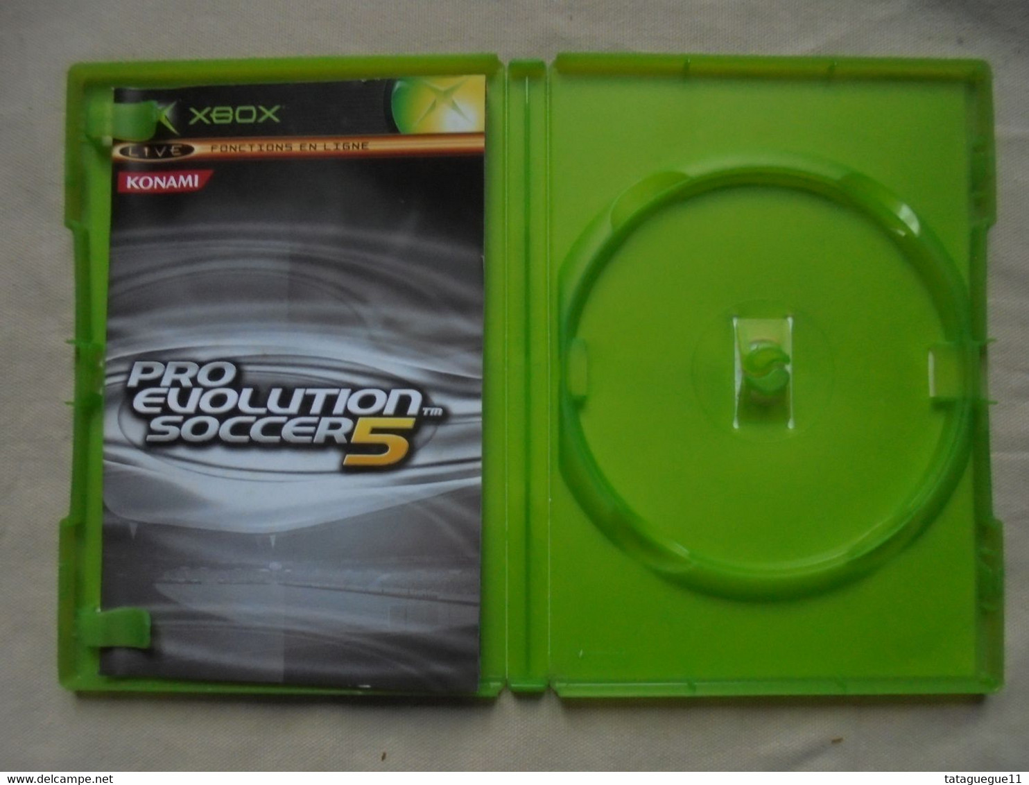 Vintage - Boitier + Livret Jeu XBOX One Pro Evolution Soccer 5 - 2005 - Xbox