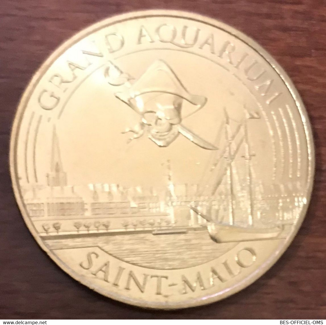 35 SAINT-MALO AQUARIUM PIRATE MDP 2016 MÉDAILLE SOUVENIR MONNAIE DE PARIS JETON TOURISTIQUE MEDALS COINS TOKENS - 2016