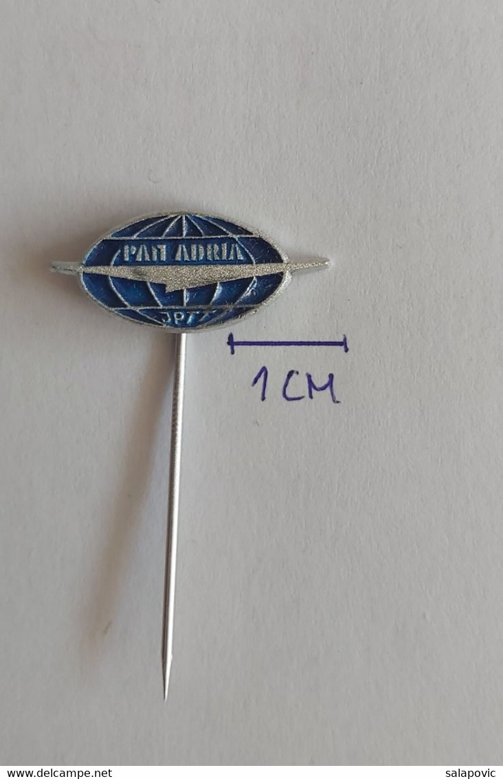 Airplane (Avion / Flugzeug)  PAN ADRIA AIRWAYS - First Croatian Airline   PINS BADGES P4/6 - Avions