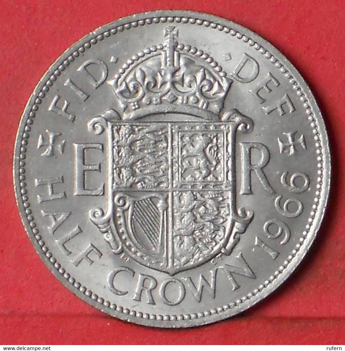 GREAT BRITAIN HALF CROWN 1966 -    KM# 907 - (Nº39858) - K. 1/2 Crown