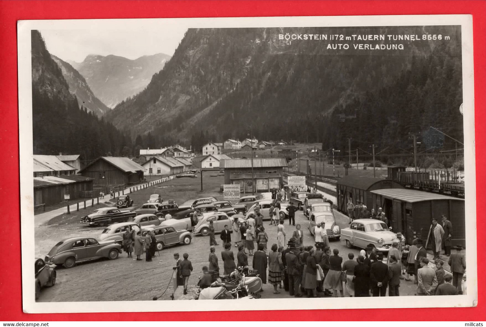 AUSTRIA   BOCKSTEIN    VOITURES  MOTOS CHEMIN DE FER - Böckstein