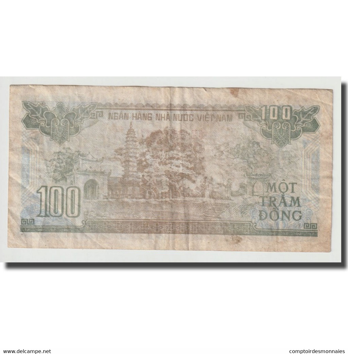 Billet, Viet Nam, 100 D<ox>ng, 1991, KM:105a, TB+ - Vietnam