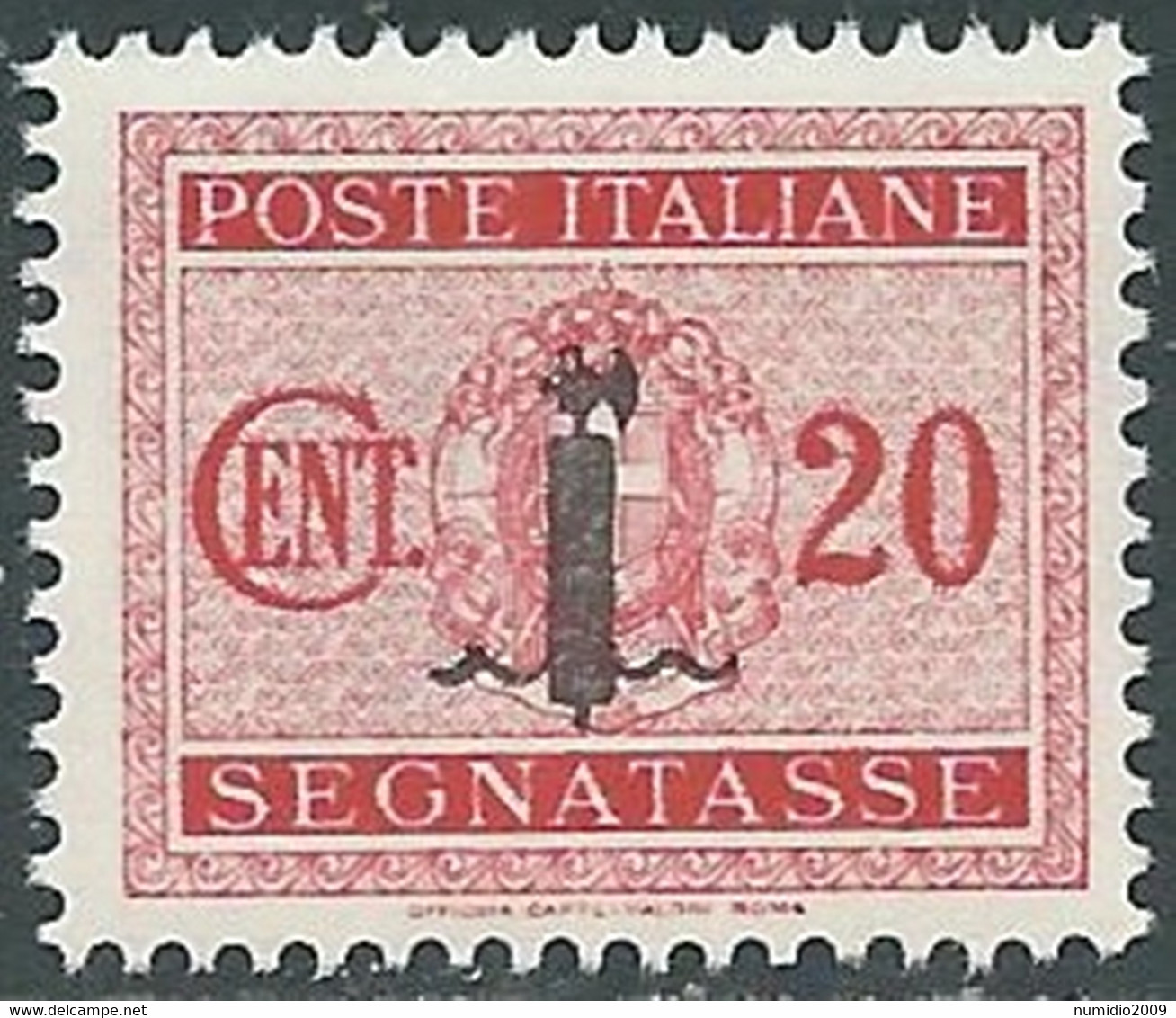 1944 RSI SEGNATASSE 20 CENT MNH ** - RB2-4 - Taxe