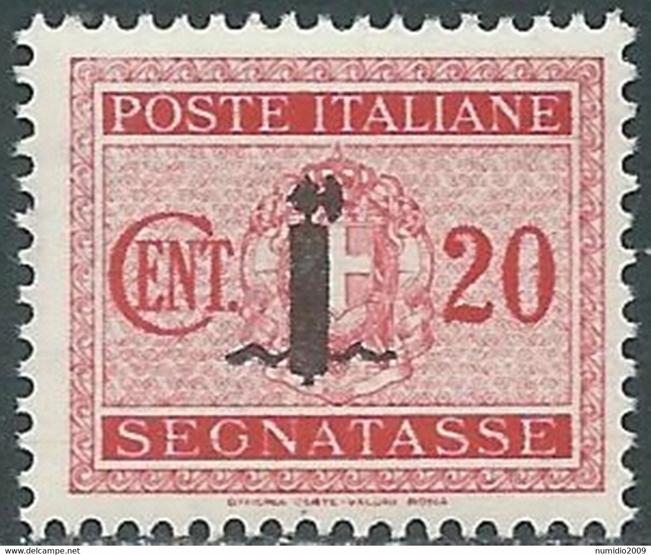 1944 RSI SEGNATASSE 20 CENT MNH ** - RB3-10 - Taxe