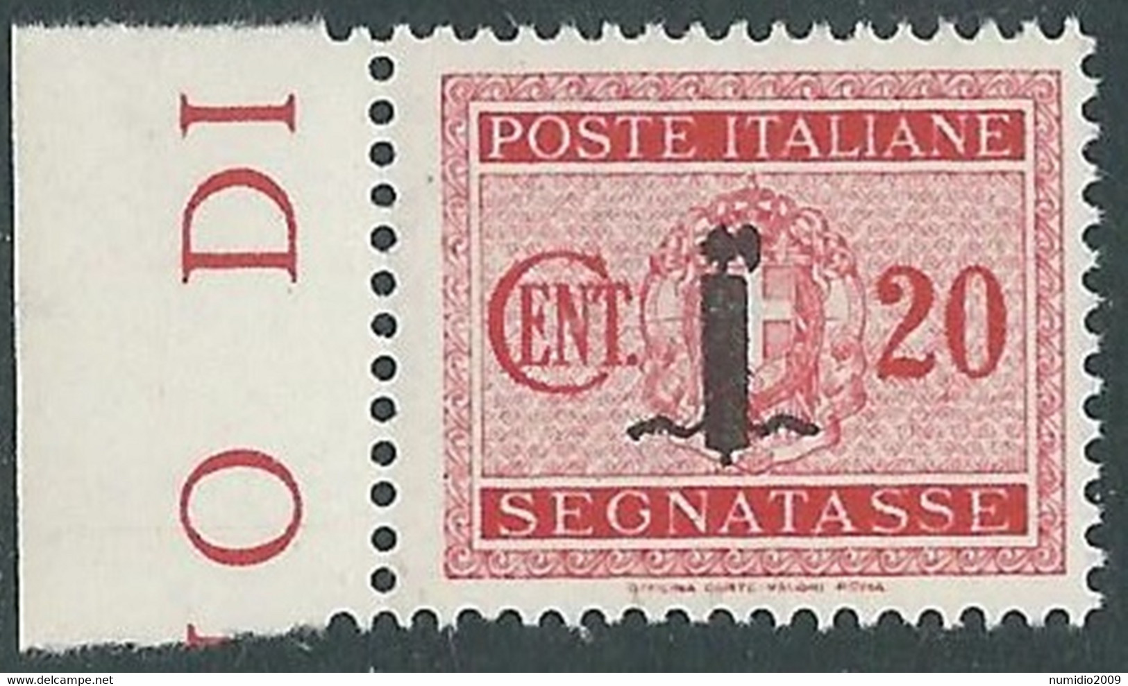 1944 RSI SEGNATASSE 20 CENT MNH ** - RB3-2 - Taxe