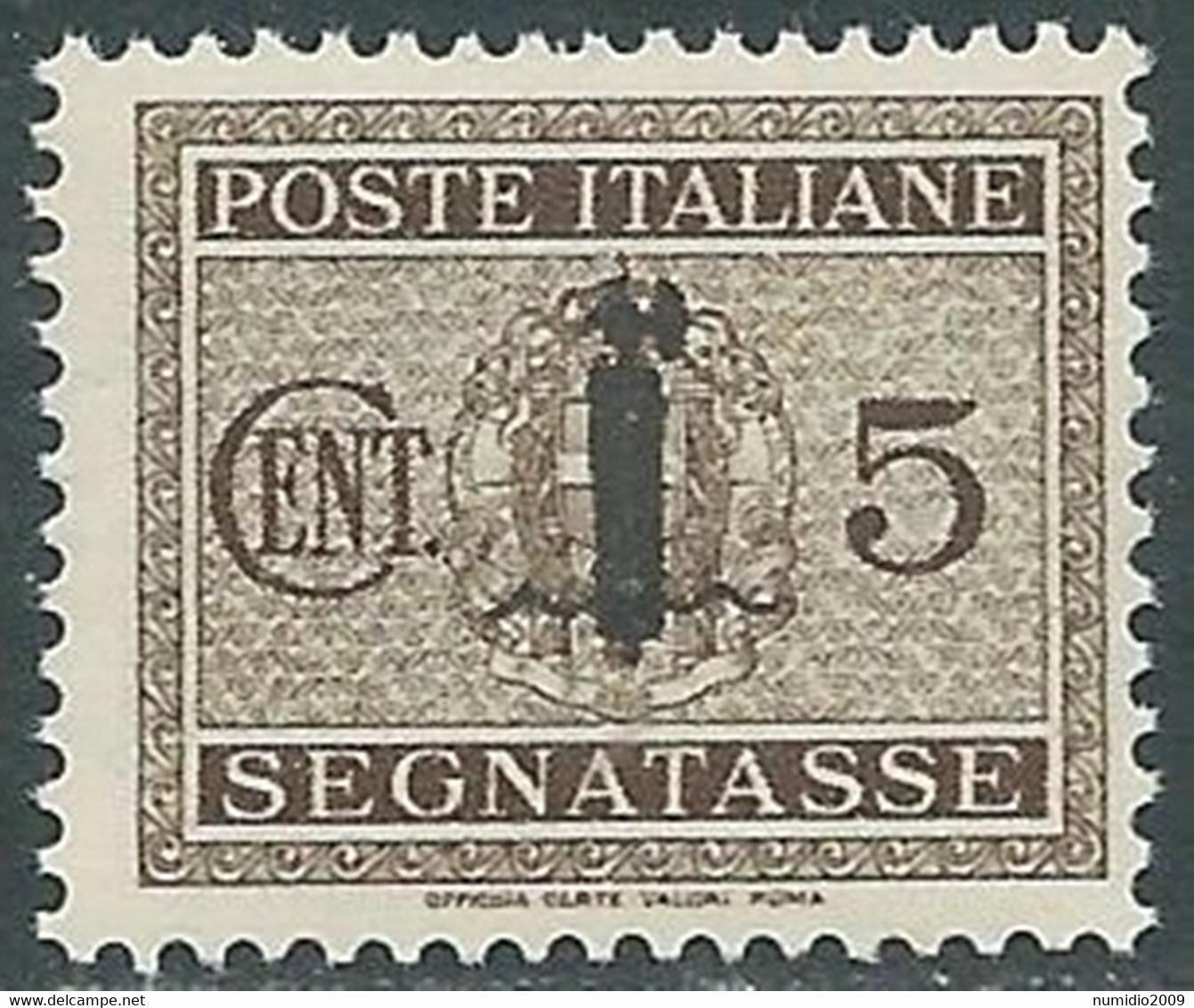 1944 RSI SEGNATASSE 5 CENT MNH ** - RB2-4 - Taxe