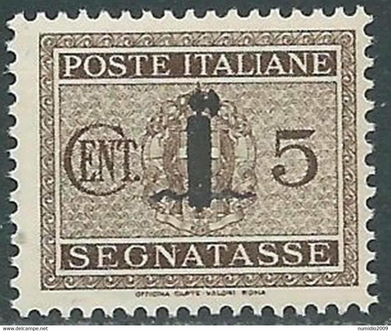 1944 RSI SEGNATASSE 5 CENT MNH ** - RB3-10 - Portomarken