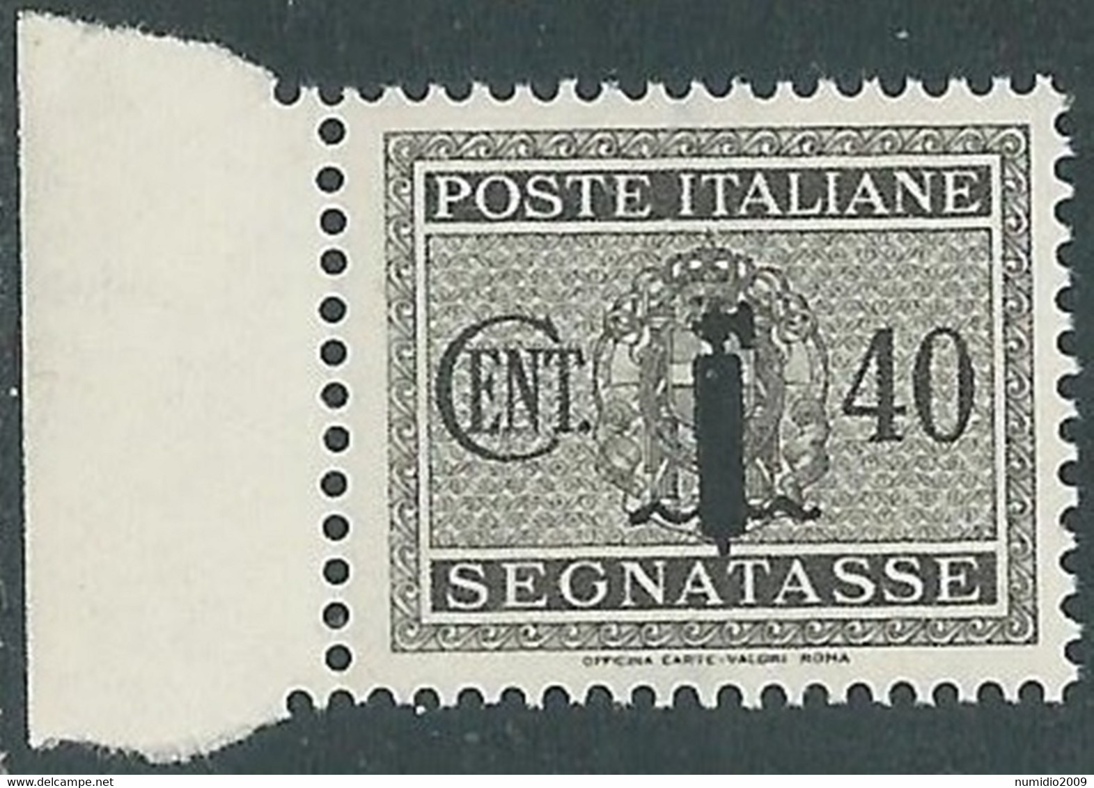 1944 RSI SEGNATASSE 40 CENT MNH ** - RB2-3 - Portomarken