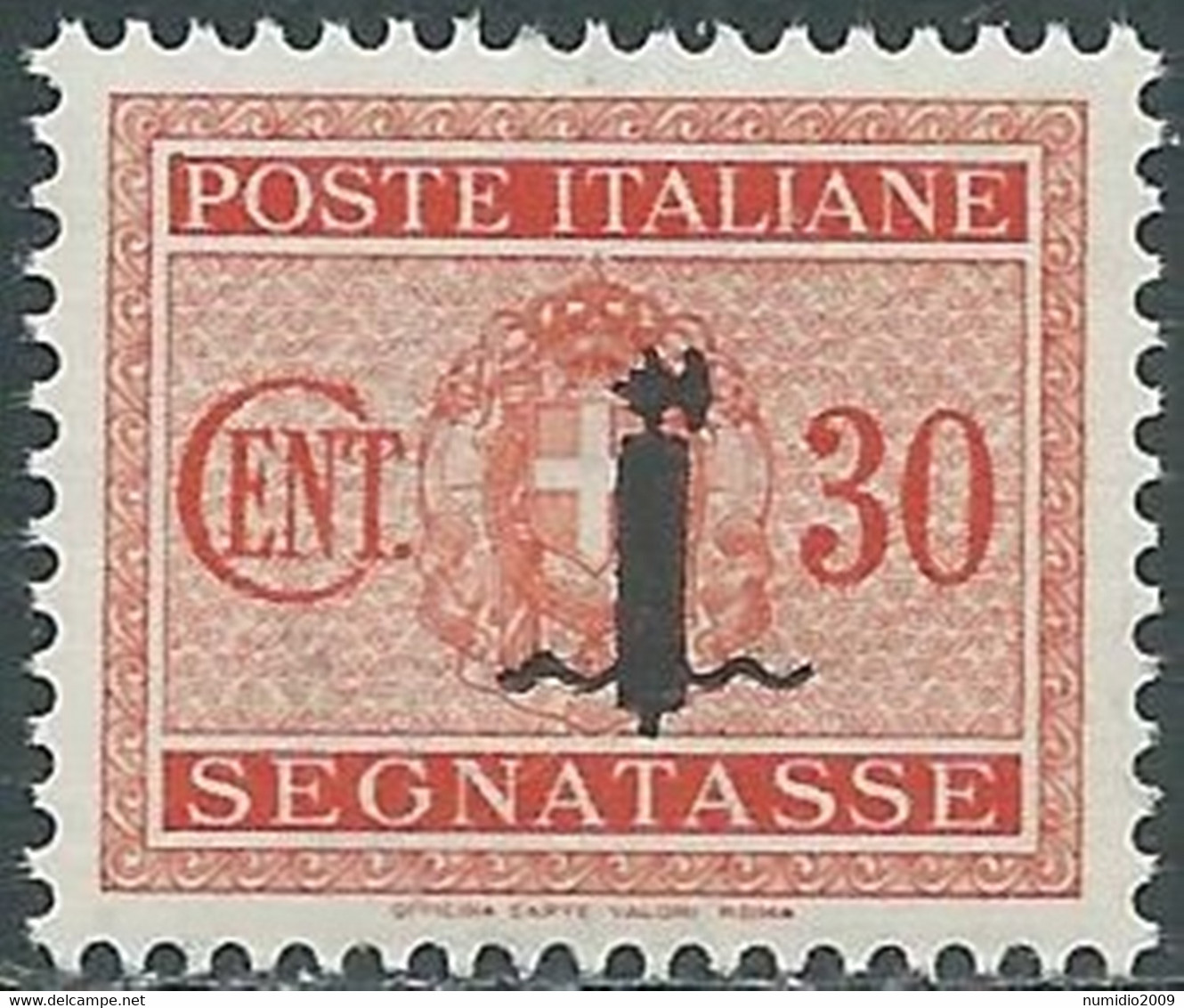 1944 RSI SEGNATASSE 30 CENT MNH ** - RB2-4 - Taxe