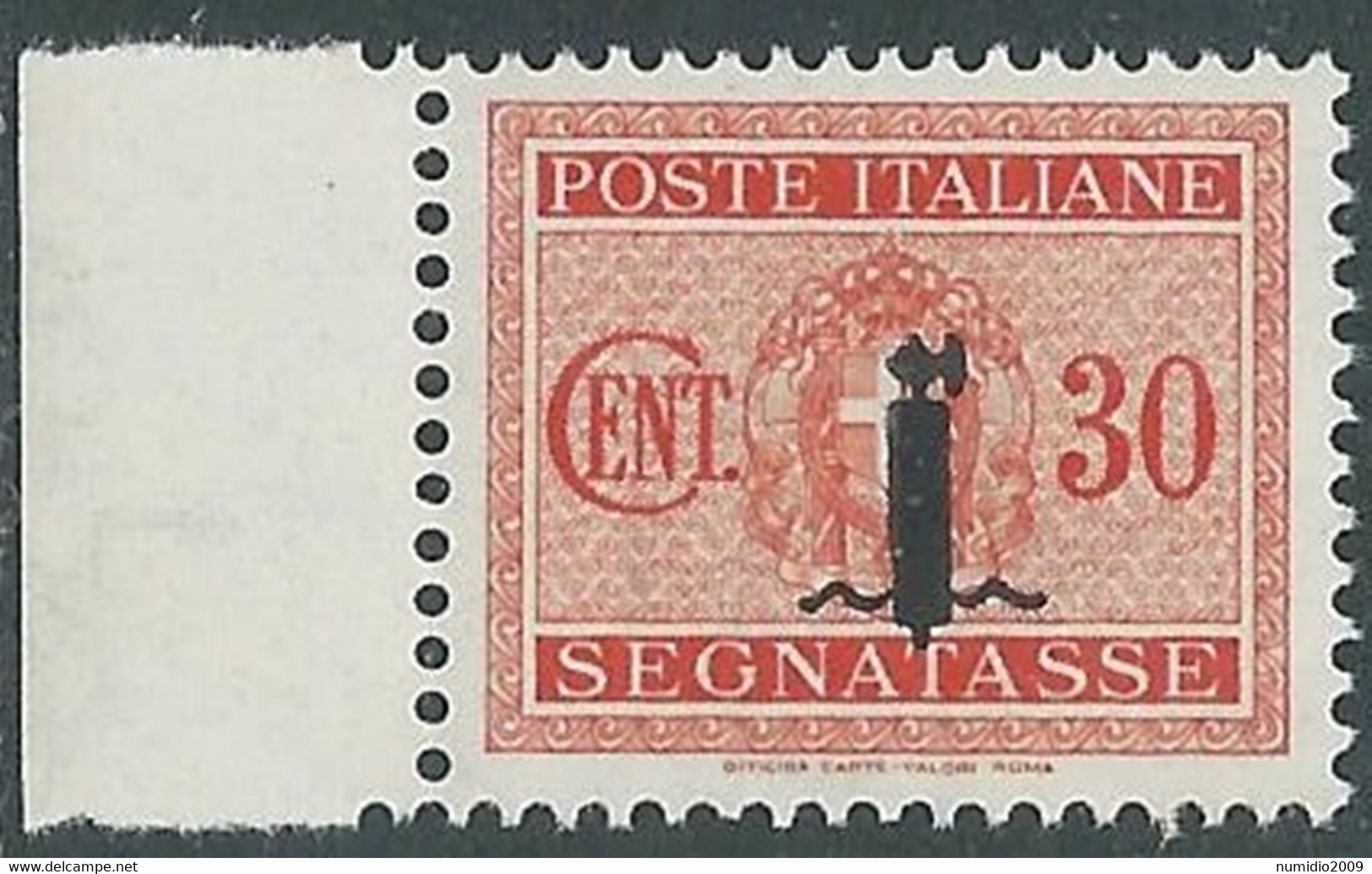 1944 RSI SEGNATASSE 30 CENT MNH ** - RB3-8 - Portomarken