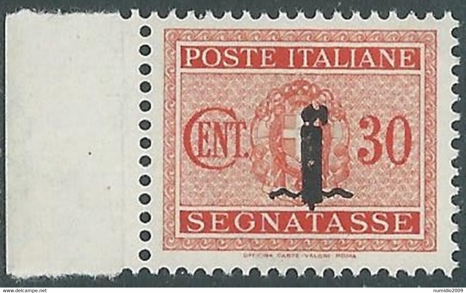 1944 RSI SEGNATASSE 30 CENT MNH ** - RB3-4 - Portomarken