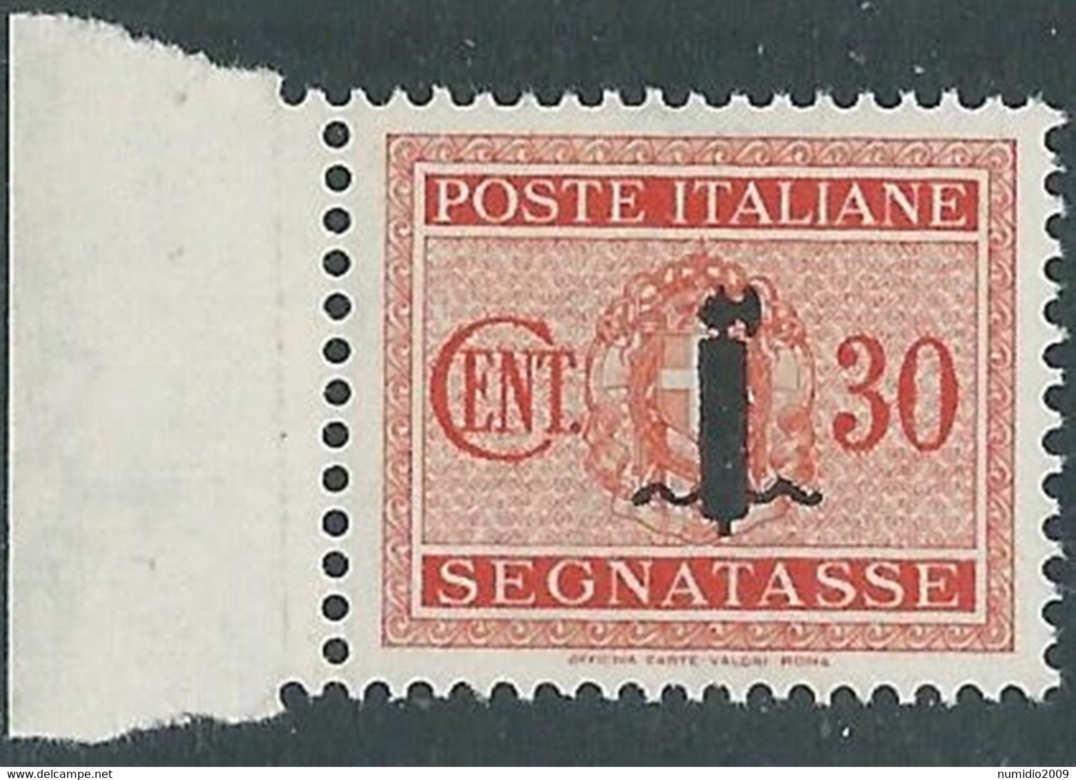 1944 RSI SEGNATASSE 30 CENT MNH ** - RB3-2 - Taxe