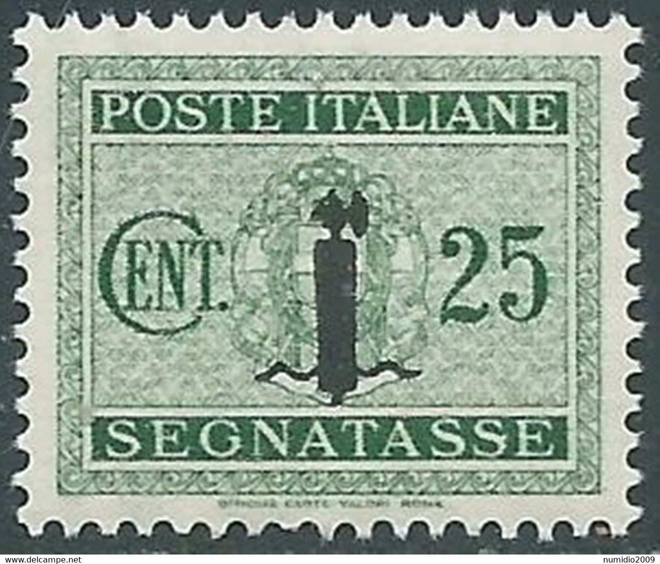 1944 RSI SEGNATASSE 25 CENT MNH ** - RB2-7 - Taxe