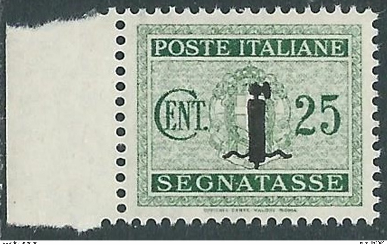 1944 RSI SEGNATASSE 25 CENT MNH ** - RB2-5 - Taxe