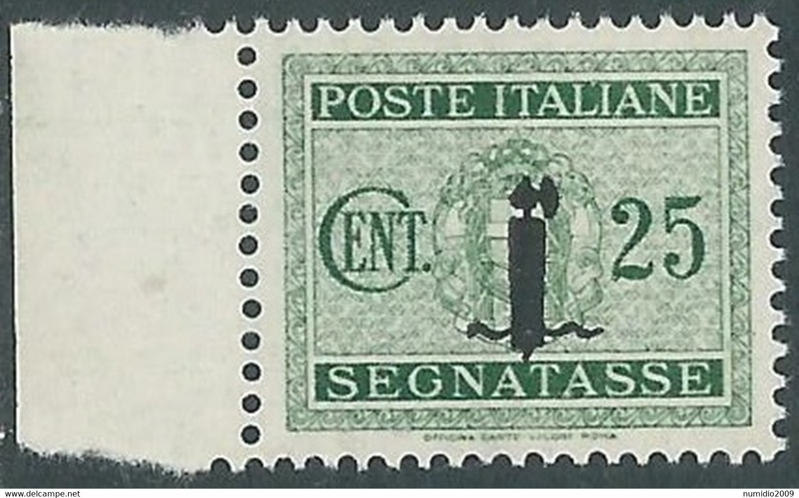 1944 RSI SEGNATASSE 25 CENT MNH ** - RB2-3 - Portomarken