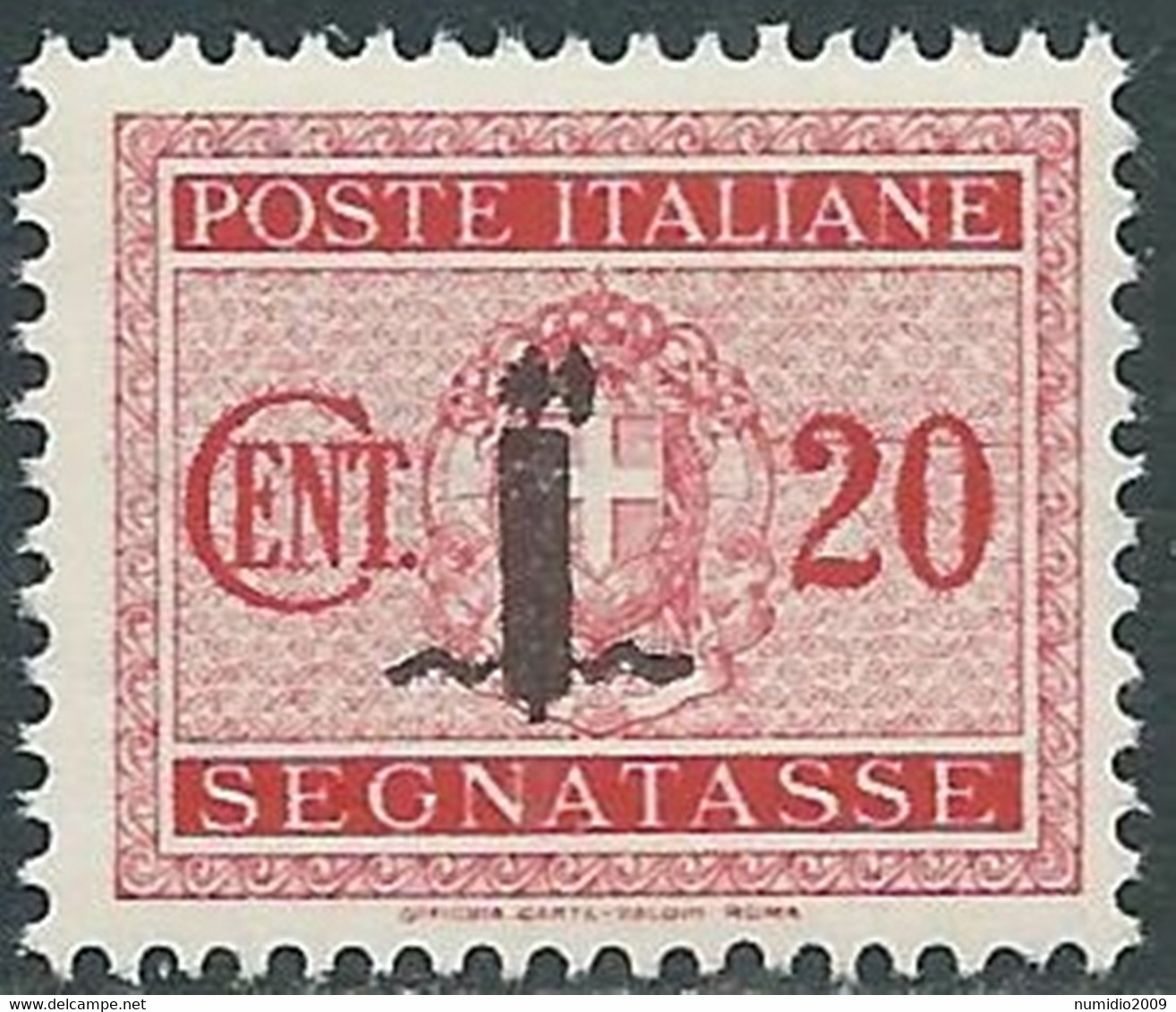 1944 RSI SEGNATASSE 20 CENT MNH ** - RB3 - Portomarken