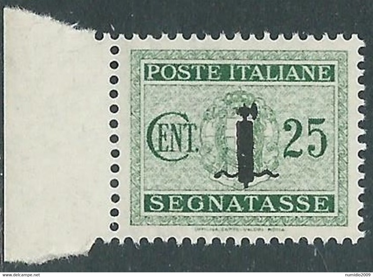 1944 RSI SEGNATASSE 25 CENT MNH ** - RB2 - Portomarken