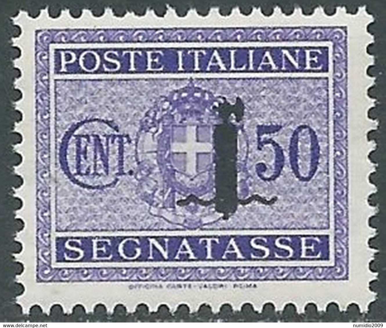 1944 RSI SEGNATASSE 50 CENT MNH ** - RB2-3 - Segnatasse