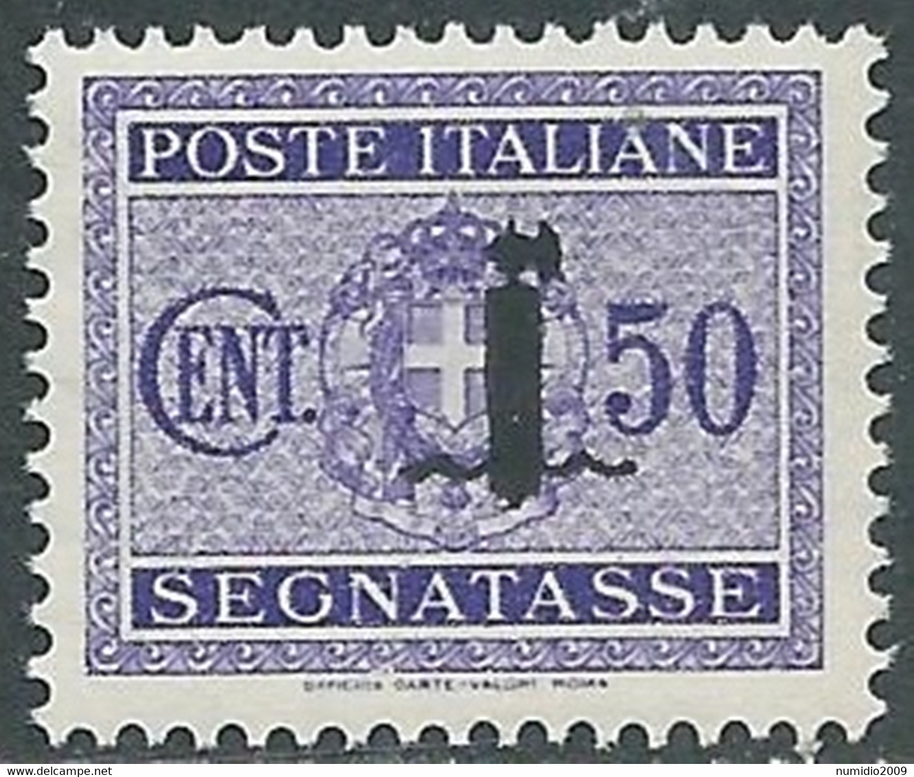 1944 RSI SEGNATASSE 50 CENT MNH ** - RB3-10 - Portomarken