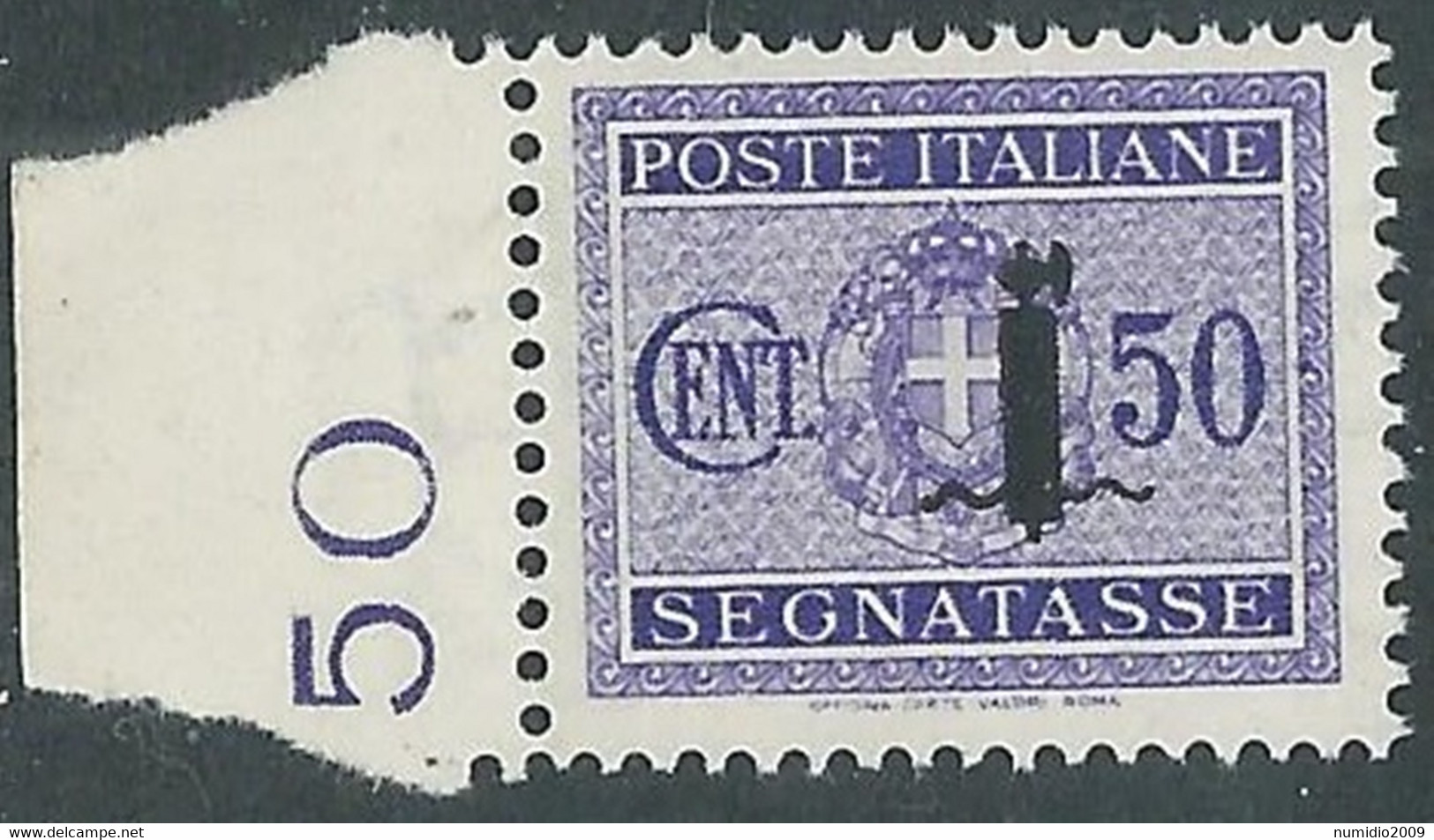 1944 RSI SEGNATASSE 50 CENT MNH ** - RB3-8 - Strafport