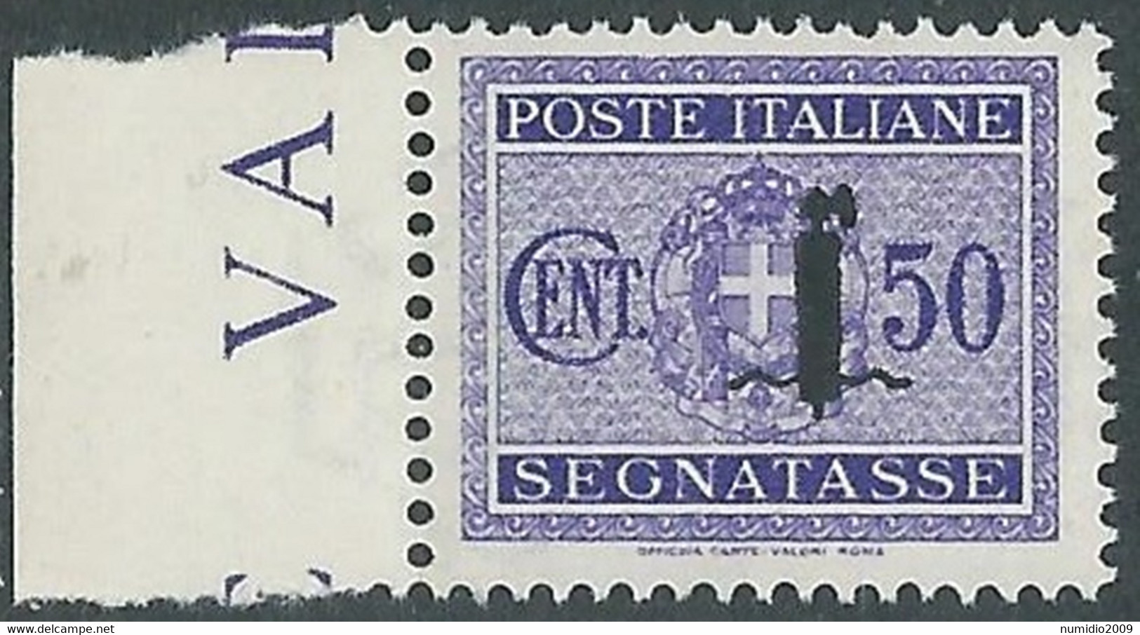 1944 RSI SEGNATASSE 50 CENT MNH ** - RB3-4 - Portomarken