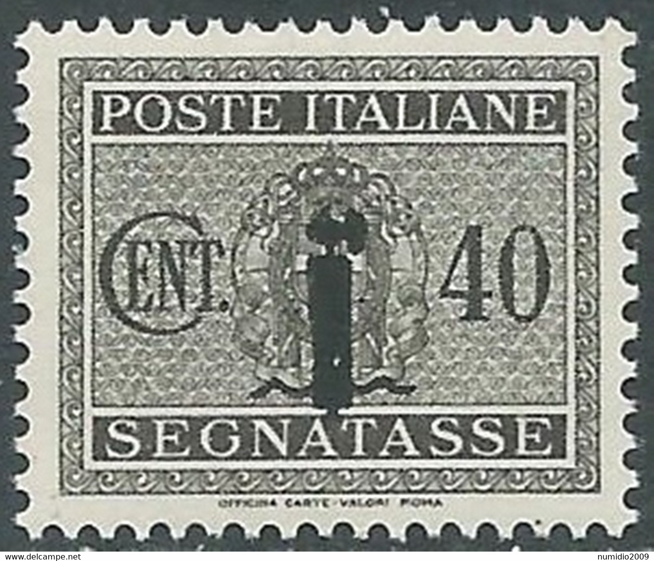 1944 RSI SEGNATASSE 40 CENT MNH ** - RB2 - Taxe