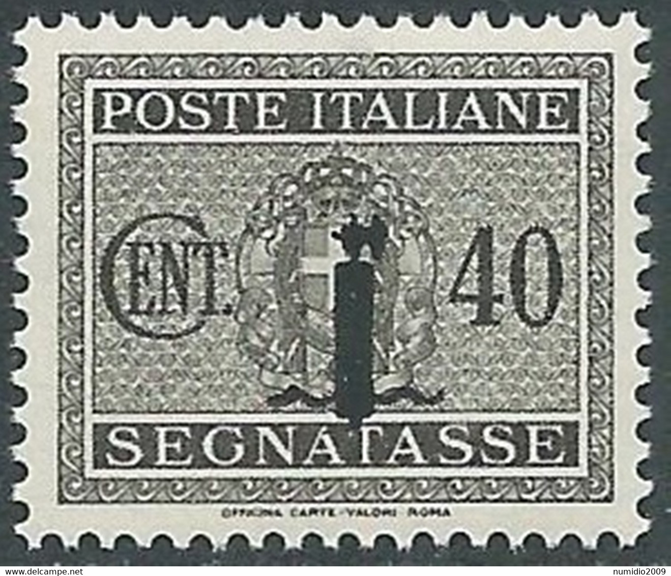 1944 RSI SEGNATASSE 40 CENT MNH ** - RB3-8 - Portomarken