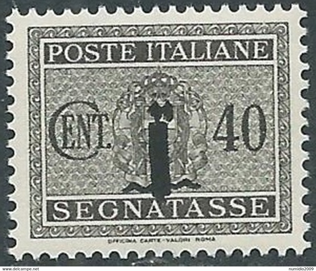 1944 RSI SEGNATASSE 40 CENT MNH ** - RB3-7 - Portomarken