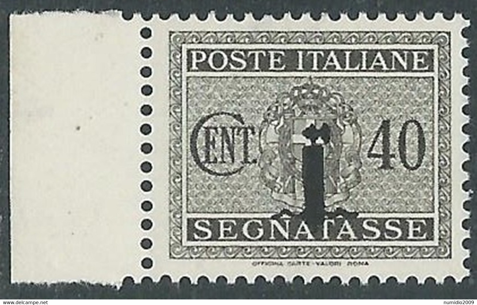 1944 RSI SEGNATASSE 40 CENT MNH ** - RB3-4 - Taxe