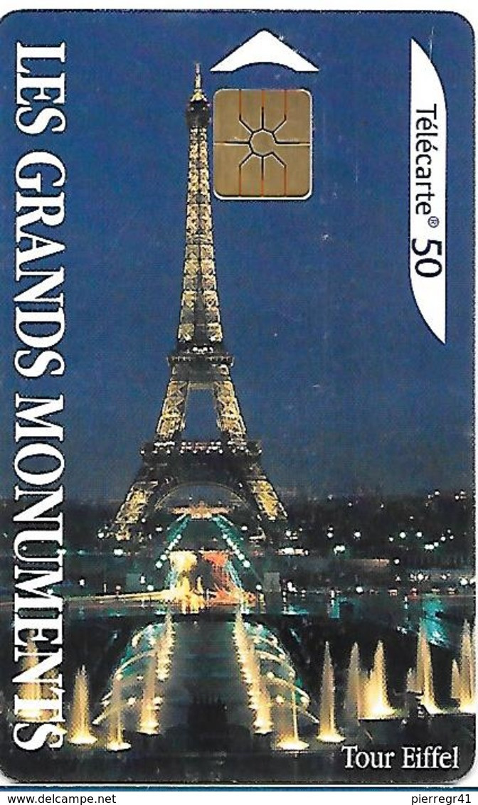 TC-PUBLIC-F1346-50U-GEM1-07/05-GRANDS MONUMENTS De PARIS-TOUR EIFFEL-UTILISE-TBE- - 2005