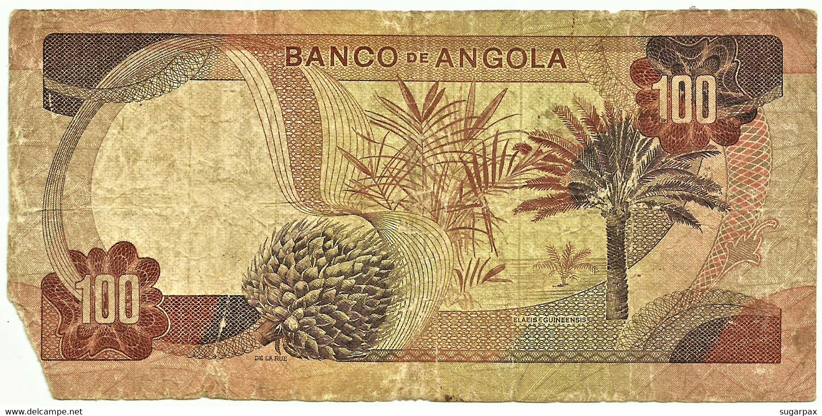 Angola - 100 Escudos - 24.11.1972 - Pick 101 - Série AF - Marechal Carmona - PORTUGAL - Angola