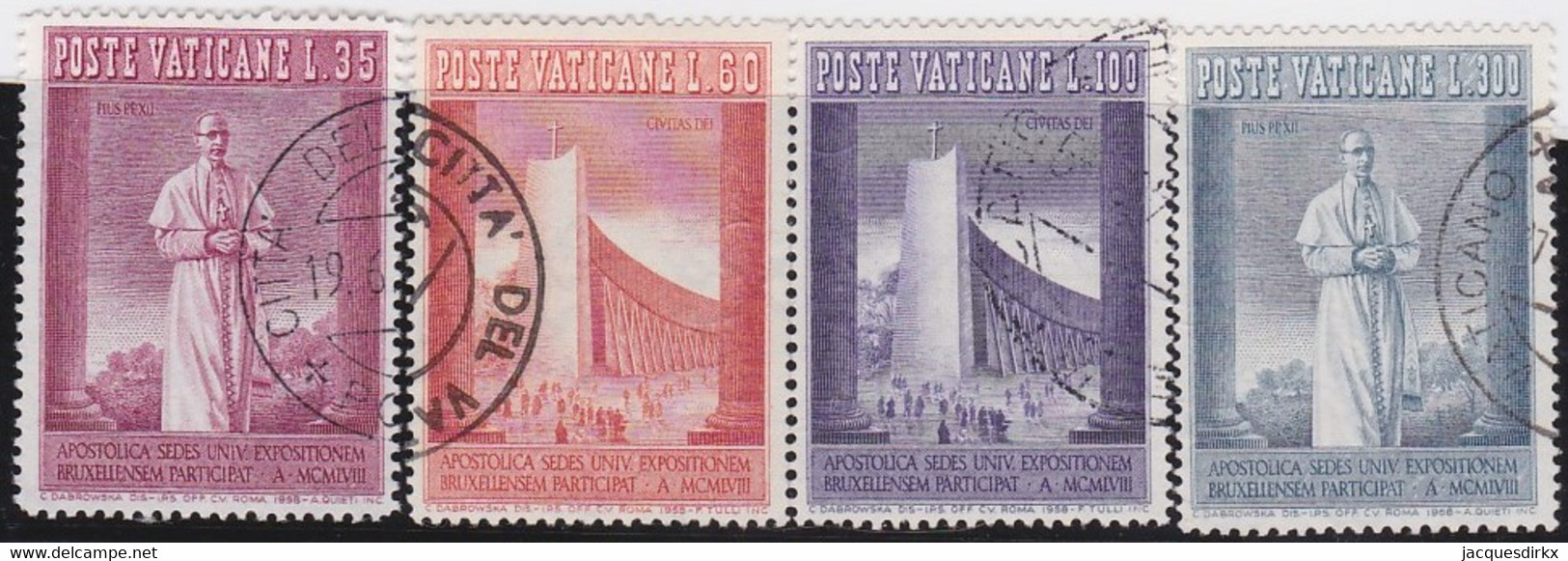 Vatican   .   Y&T   .   257/260   .      O     .    Cancelled  .   /   .  Oblitéré - Used Stamps