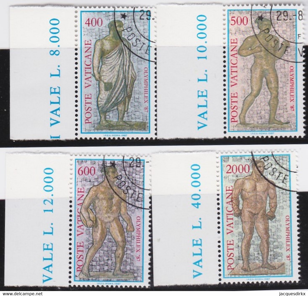 Vatican   .   Y&T   .    811/814   .      O     .    Cancelled  .   /   .  Oblitéré - Used Stamps