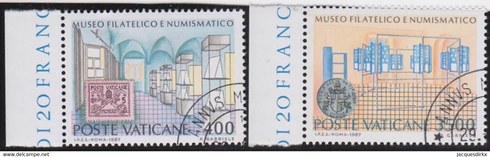 Vatican   .   Y&T   .    815/816     .      O     .    Cancelled  .   /   .  Oblitéré - Used Stamps