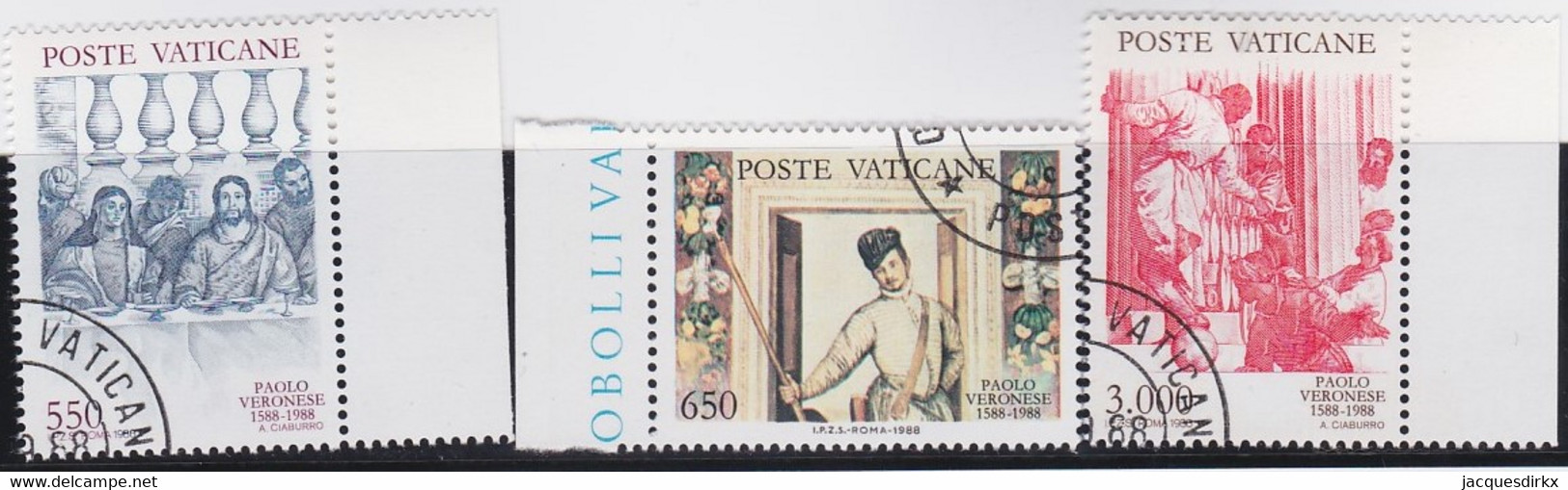 Vatican   .   Y&T   .    840/842     .      O     .    Cancelled  .   /   .  Oblitéré - Used Stamps