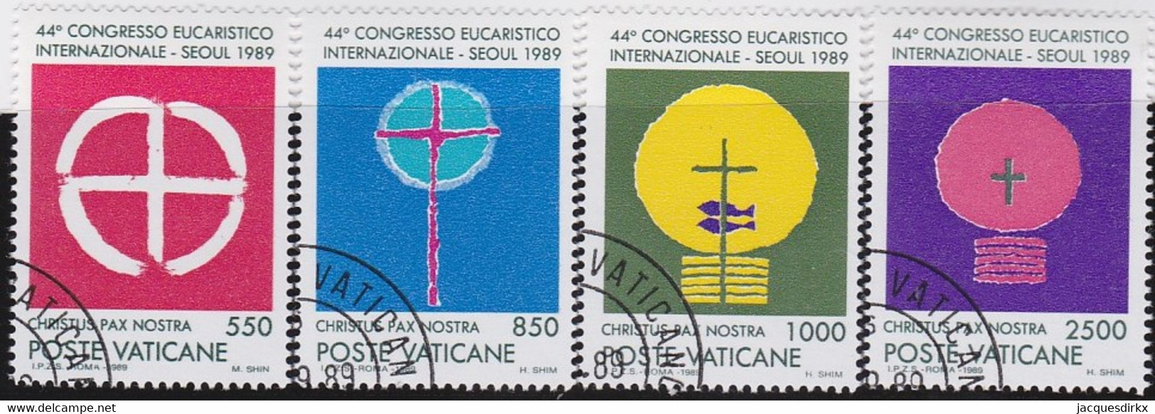 Vatican   .   Y&T   .    860/863    .      O     .    Cancelled  .   /   .  Oblitéré - Used Stamps