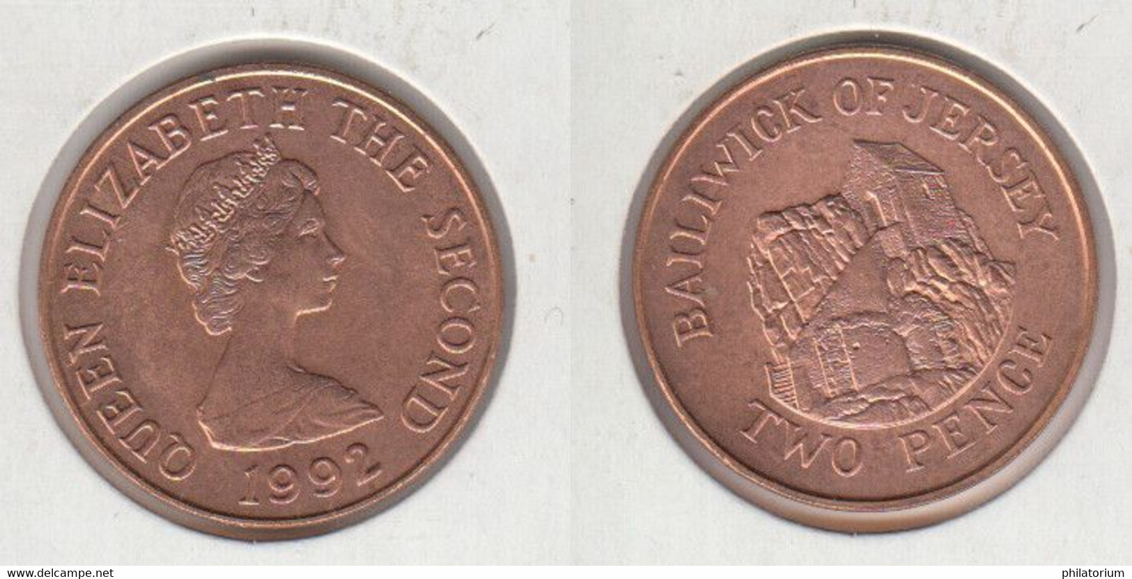 Jersey  2 Pence 1992 - Channel Islands