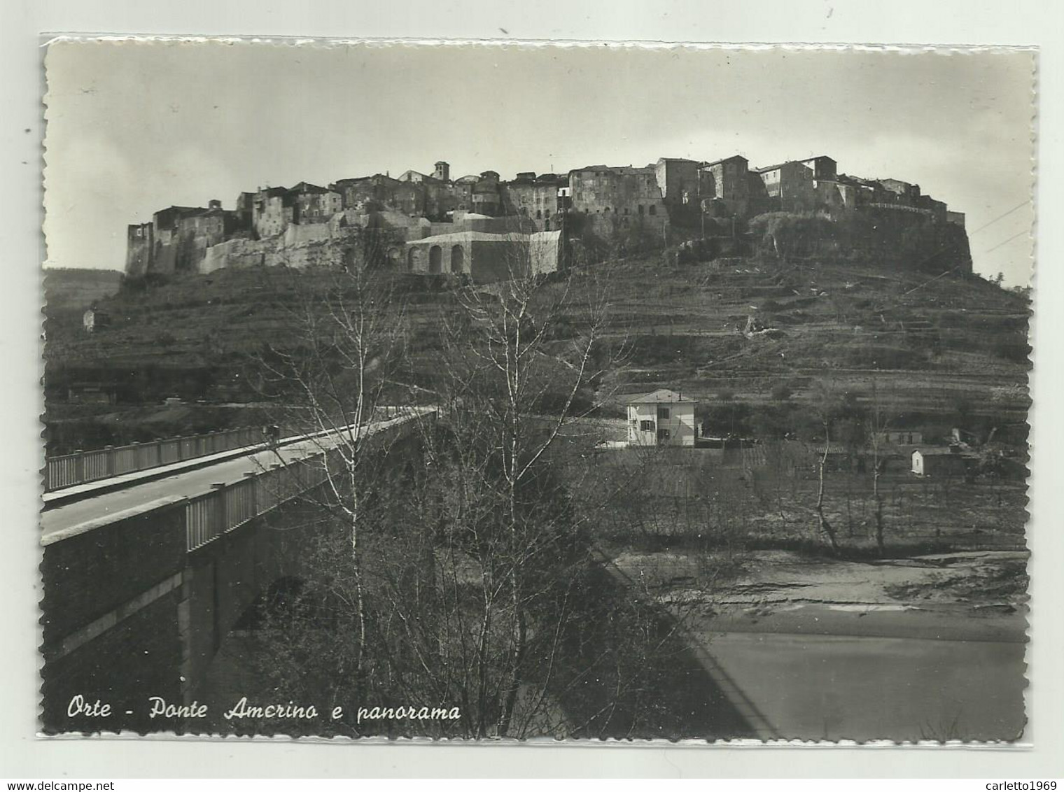 ORTE - PONTE AMERINO E PANORAMA VIAGGIATA FG - Viterbo