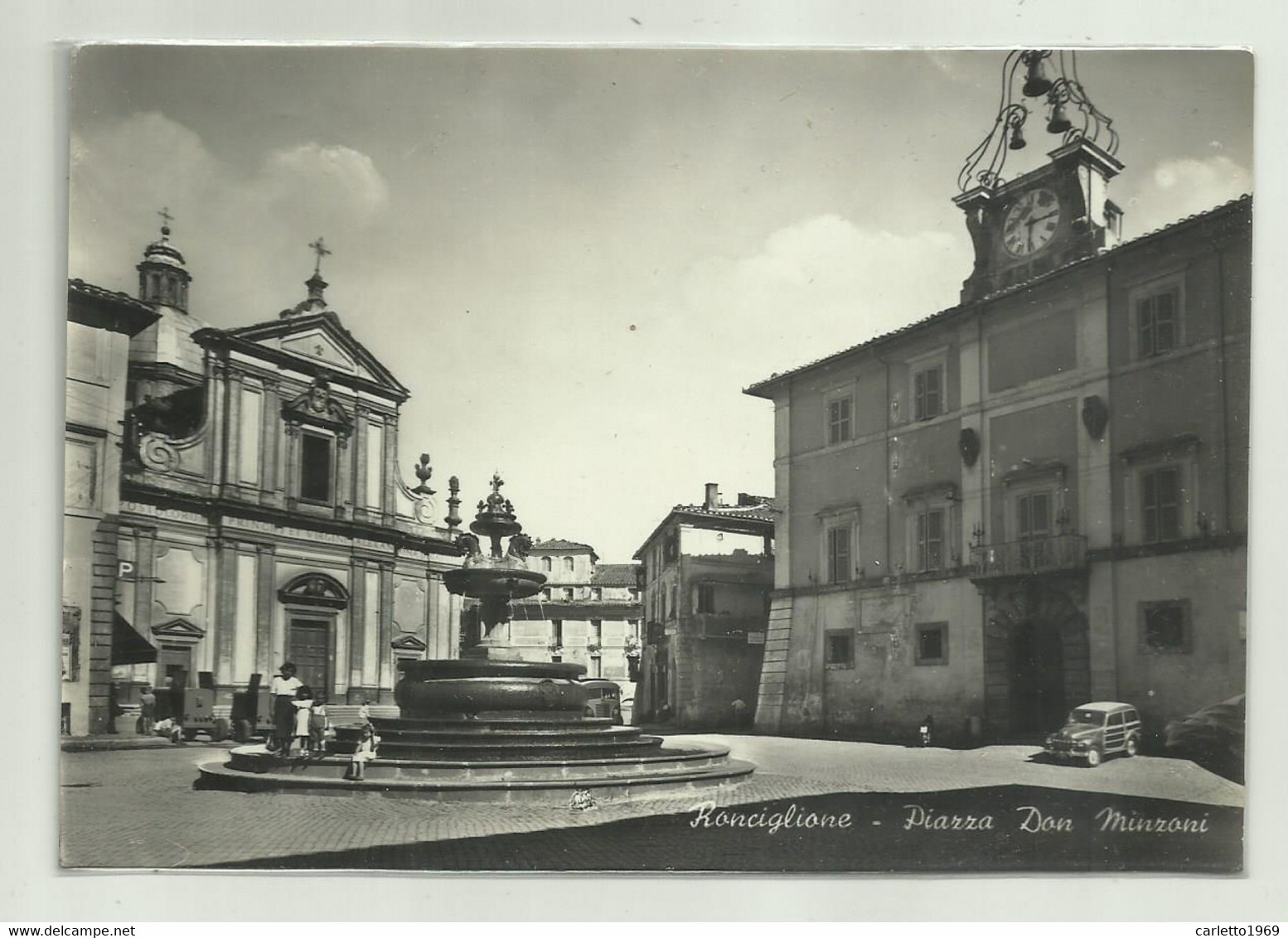 RONCIGLIONE - PIAZZA DON MINZONI    VIAGGIATA FG - Viterbo