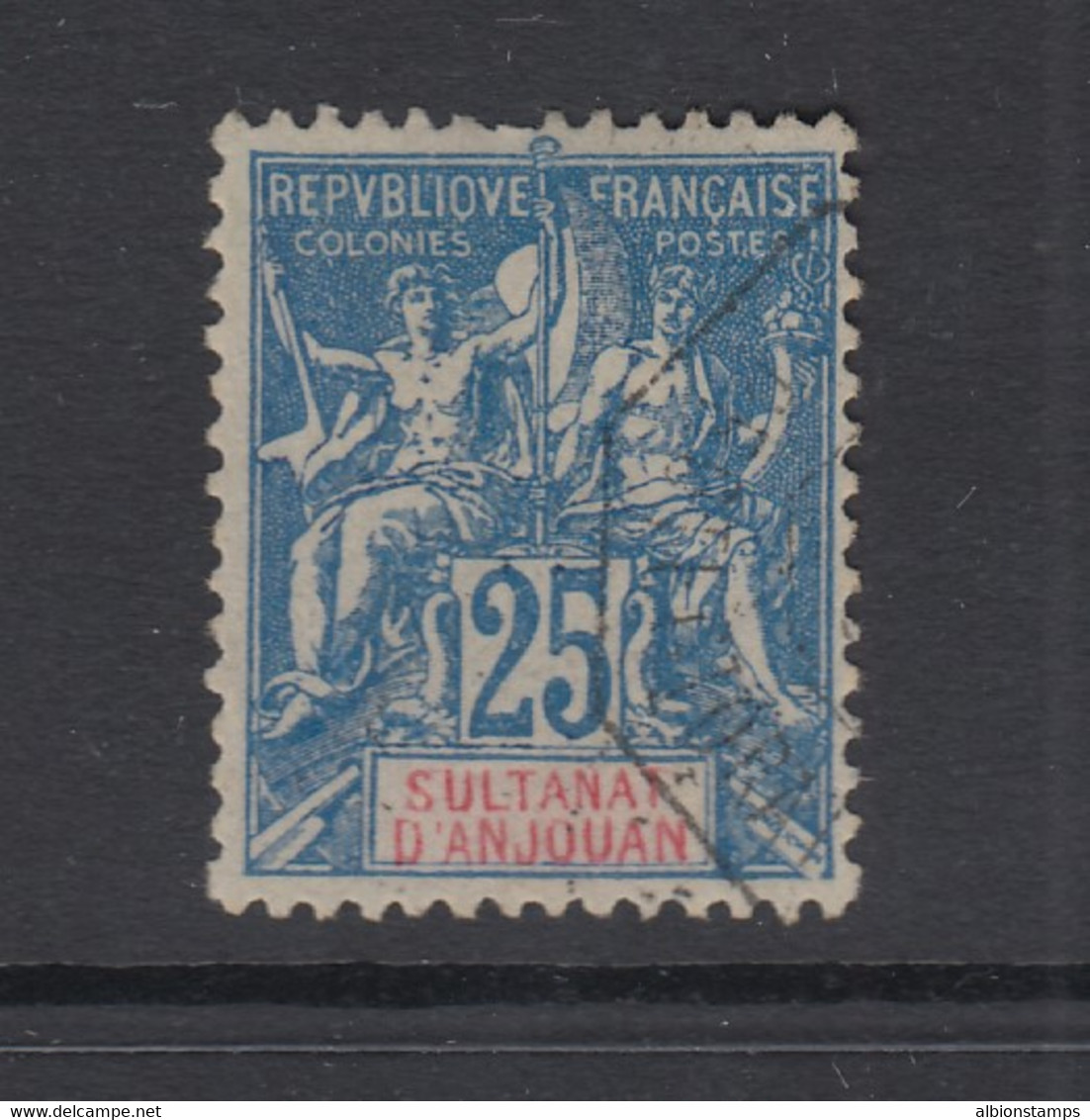 Anjouan, Scott 11 (Yvert 16), Used - Oblitérés