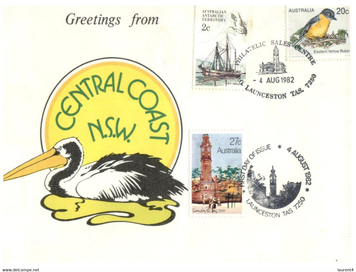 (FF 24) Australia - Greetings From Central Coast & Gosford (2 Covers 1980's) - Autres & Non Classés