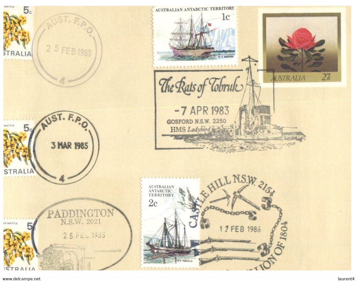 (FF 24) Australia - Rats Of Tobruk Postmark - Gosford (1 Covers 1983) - Other & Unclassified