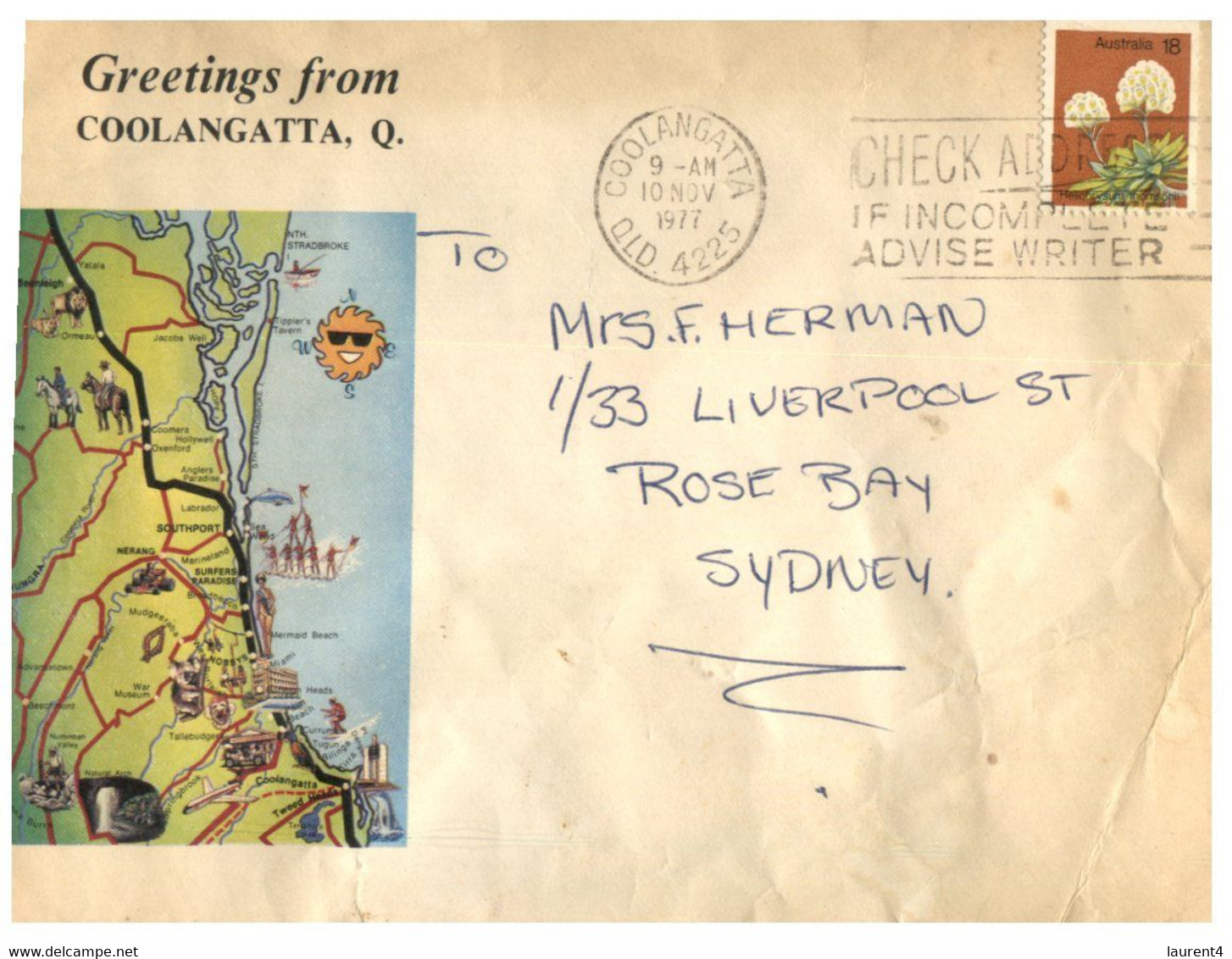 (FF 24) Australia - Greetings From Gold Coast & Coolangatta  (2 Covers 1980's) - Other & Unclassified